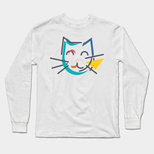 Cat face Long Sleeve T-Shirt